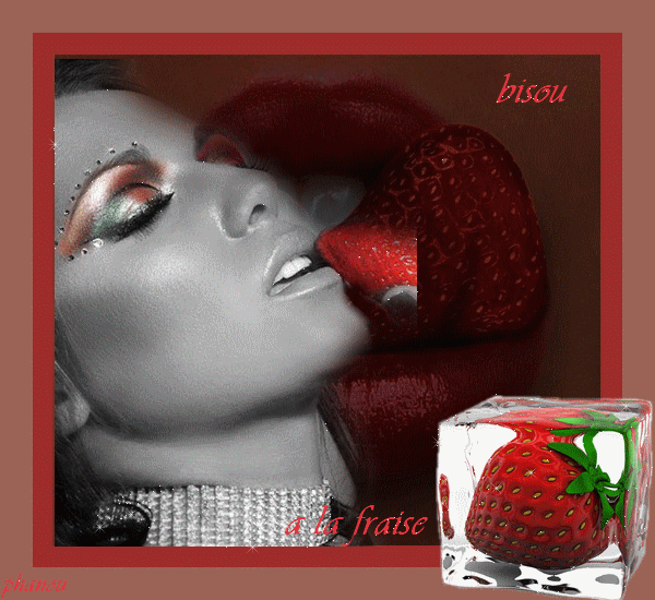 bisou a la fraise